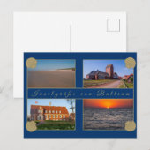 Baltrum Ansichtskarte - Inselgrüße Briefkaart (Voorkant / Achterkant)