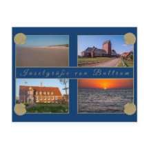 Baltrum Ansichtskarte - Inselgrüße