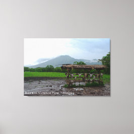 Baluran Mount Nationaal Park Indonesië Reis Foto Canvas Afdruk