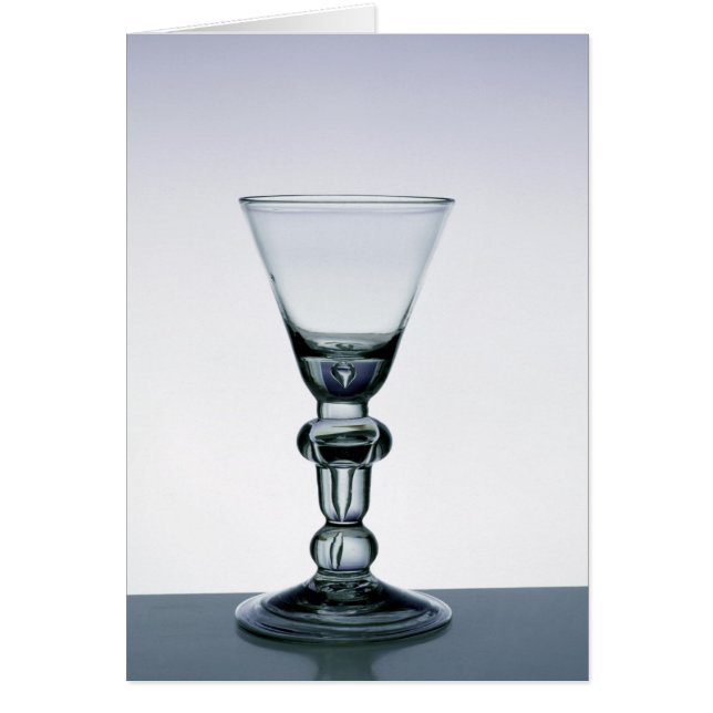 Baluster-stengoblet, c.1700-20 (Voorkant)