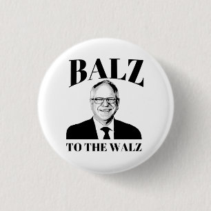 Balz naar de Walz Ronde Button 3,2 Cm