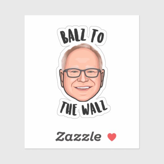 Balz naar de Walz Sticker (Vel)