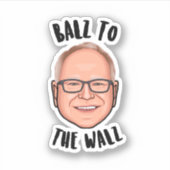 Balz naar de Walz Sticker (Voorkant)