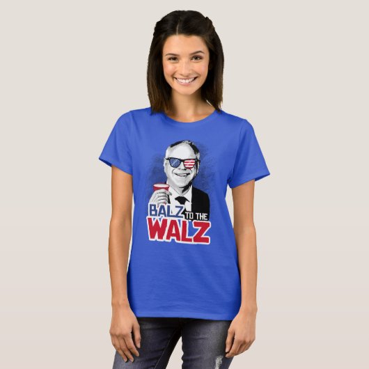 Balz naar de Walz T-shirt (Voorkant volledig)