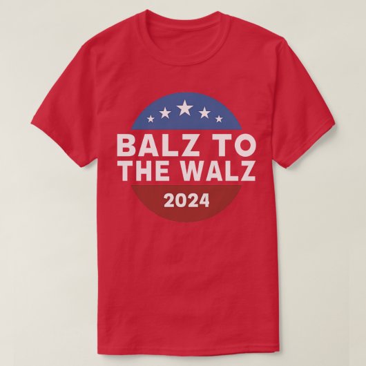 Balz naar de Walz Walz 2024 TShirt 1 (Design voorkant)