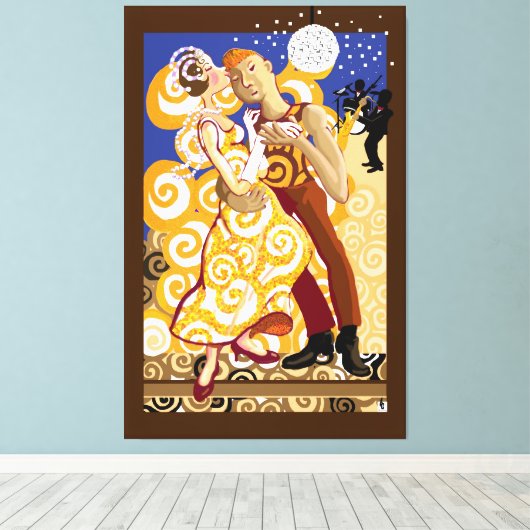 balzaal canvas afdruk (Insitu (Houten vloer))