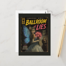 Balzaal van Leugens Sprookjeskitty Nep Boekomslag Briefkaart