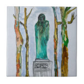Balzac-beeld van Rodin | Parijs, Frankrijk Tegeltje (Voorkant)