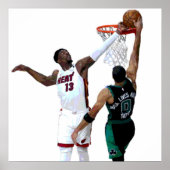Bam Adebayo Block Poster (Voorkant)