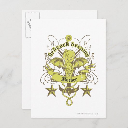 Bam Bam Bedrock Dreams Briefkaart (Voorkant / Achterkant)