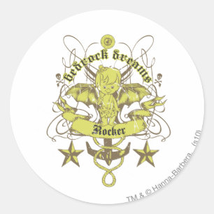 Bam Bam Bedrock Dreams Ronde Sticker