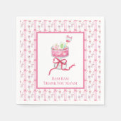 Bam Bam Dank U Ma'am Mahjong Drink Tegels Grappig Servet (Voorkant)