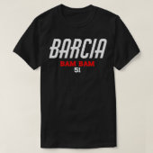 BAM BAM JUSTIN BARCIA 51 MOTOCROS SUPERCROSS MERC T-SHIRT (Design voorkant)