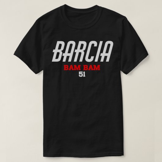 BAM BAM JUSTIN BARCIA 51 MOTOCROS SUPERCROSS MERC T-SHIRT (Design voorkant)