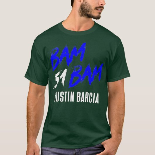BAM BAM JUSTIN BARCIA 51 SUPERCROSS MOTOCROSS T-SHIRT (Voorkant)