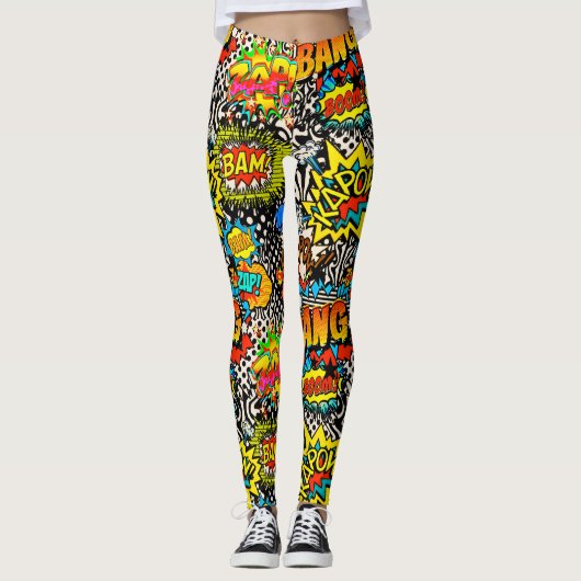 Bam, Bang, Boom Leggings (Voorkant)