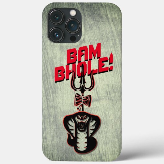 "BAM BHOLE" LORD SHIVA'S NAAG EN TRISHUL Case-Mate iPhone CASE (Achterkant)