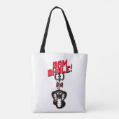 "BAM BHOLE" LORD SHIVA'S NAAG EN TRISHUL TOTE BAG (Achterkant)