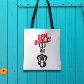 "BAM BHOLE" LORD SHIVA'S NAAG EN TRISHUL TOTE BAG