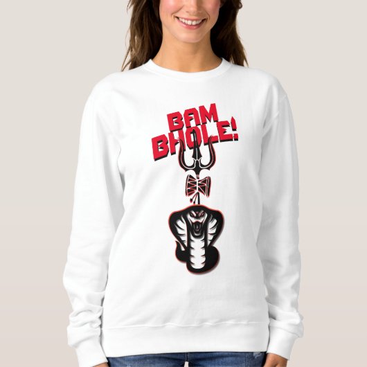 "BAM BHOLE" LORD SHIVA'S NAAG EN TRISHUL TRUI (Voorkant)