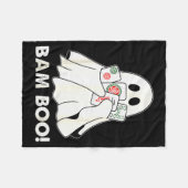 Bam Boo Halloween Geest Mahjong Grappig Kostuum Sp Fleece Deken (Voorkant (Horizontaal))