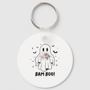 Bam Boo Halloween Geest Mahjong Grappig Kostuum Sp Sleutelhanger