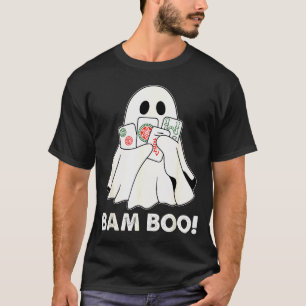 Bam Boo Halloween Geest Mahjong Grappig Kostuum Sp T-shirt