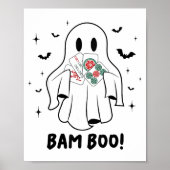Bam Boo Halloween Ghost Mahjong Funny Costume Game Poster (Voorkant)