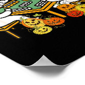 Bam Boo Halloween Ghost Mahjong Funny Costume Game Poster (Hoek)