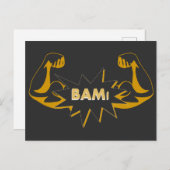 BAM! briefkaart voor de enthousiast over de lifter (Voorkant / Achterkant)