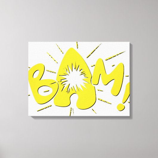 BAM! CANVAS AFDRUK (Voorkant)