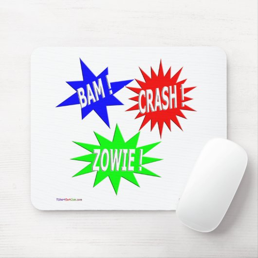Bam Crash Zowie Mousepad Muismat (Met muis)