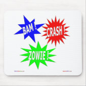 Bam Crash Zowie Mousepad Muismat (Voorkant)