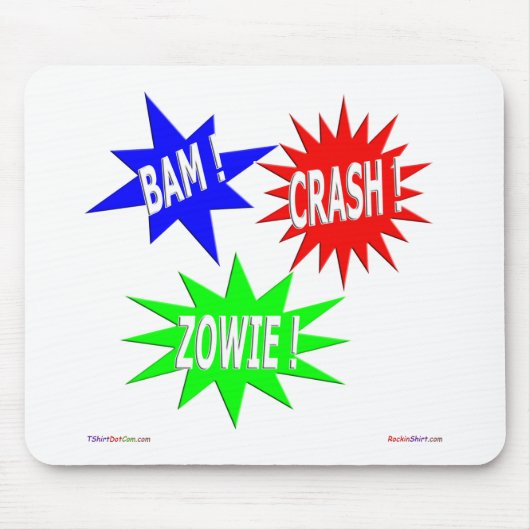 Bam Crash Zowie Mousepad Muismat (Voorkant)