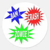 Bam Crash Zowie Sticker (Voorkant)