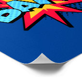 Bam! Dynamic Pop Art Comic Burst Poster (Hoek)