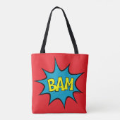 Bam! Pow! stripverhaal Tote Bag (Achterkant)