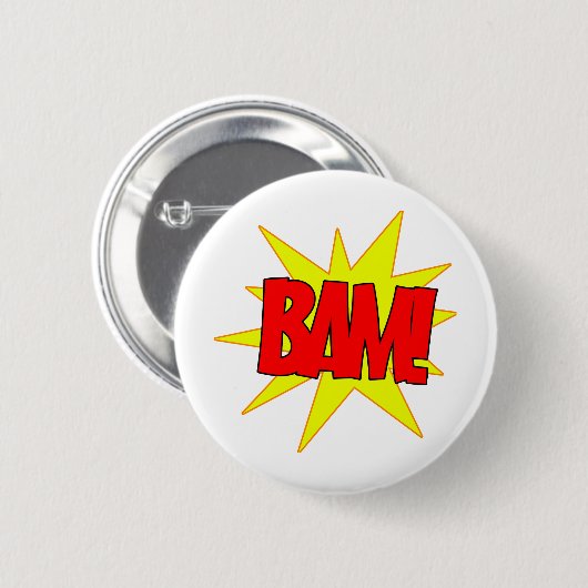 Bam! Ronde Button 5,7 Cm (Voorkant /achterkant)