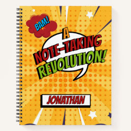 BAM! Stripboek cool gepersonaliseerde trendy kleur Notitieboek