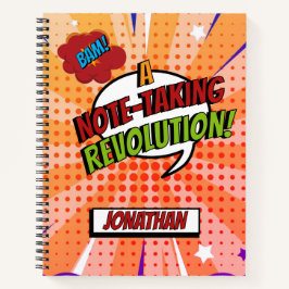 BAM! Stripboek cool gepersonaliseerde trendy kleur Notitieboek