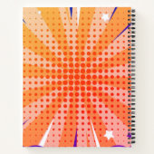 BAM! Stripboek cool gepersonaliseerde trendy kleur Notitieboek (Achterkant)