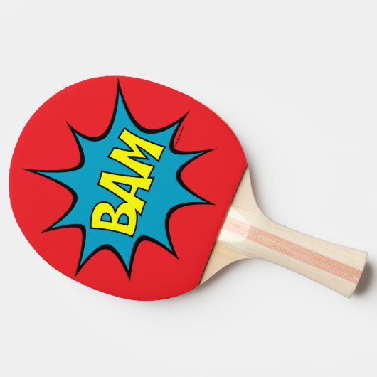 Bam! Tafeltennisbatje (Zijkant)
