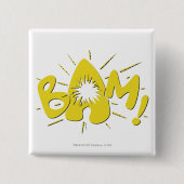 BAM! VIERKANTE BUTTON 5,1 CM (Voorkant)