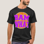 Bam Wat basketbal T-shirt (Voorkant)