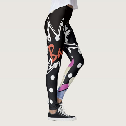 BAM! Zwarte Leggings (Rechts)
