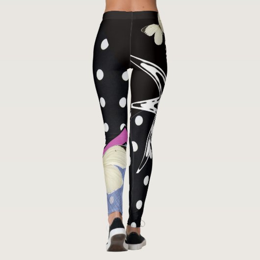 BAM! Zwarte Leggings (Achterkant)