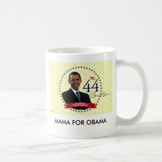 bama3, MAMA VOOR OBAMA Koffiemok (Rechts)