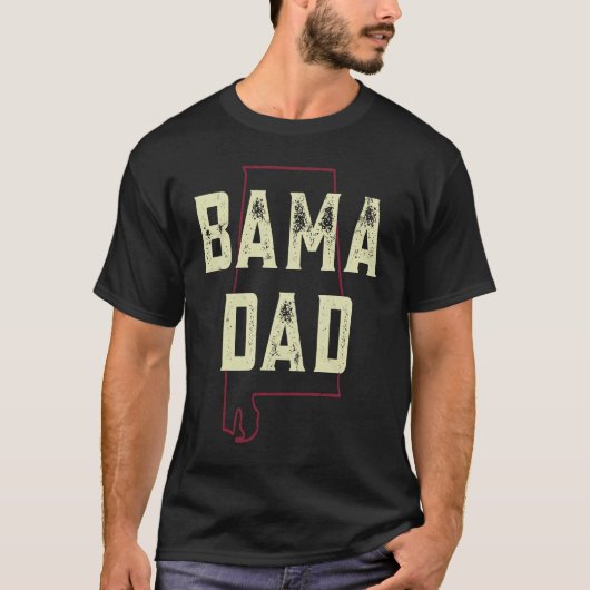 Bama Dad  Father's Day T-shirt (Voorkant)