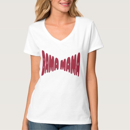 BAMA MAMA DENIM T-SHIRT (Voorkant)