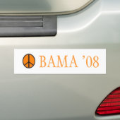 Bama voor Obama Bumpersticker (Op auto)